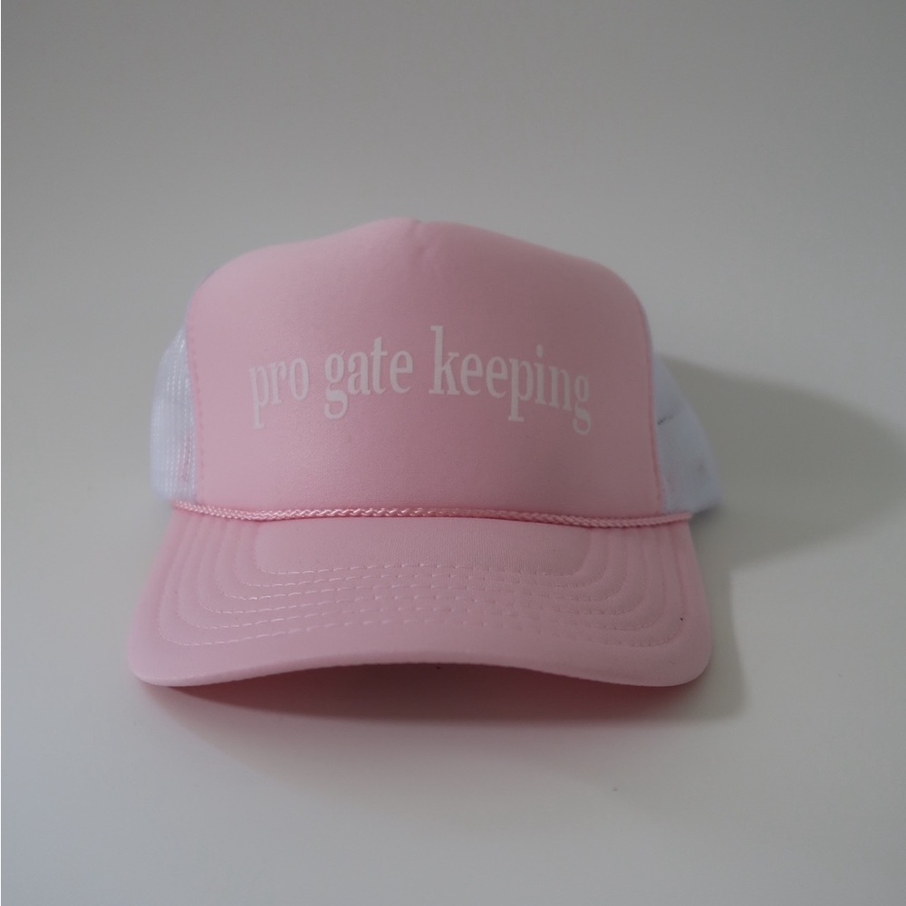Pink and White Women's Trucker Hat